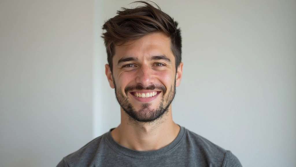 Foto de perfil de jovem homem que participou do programa